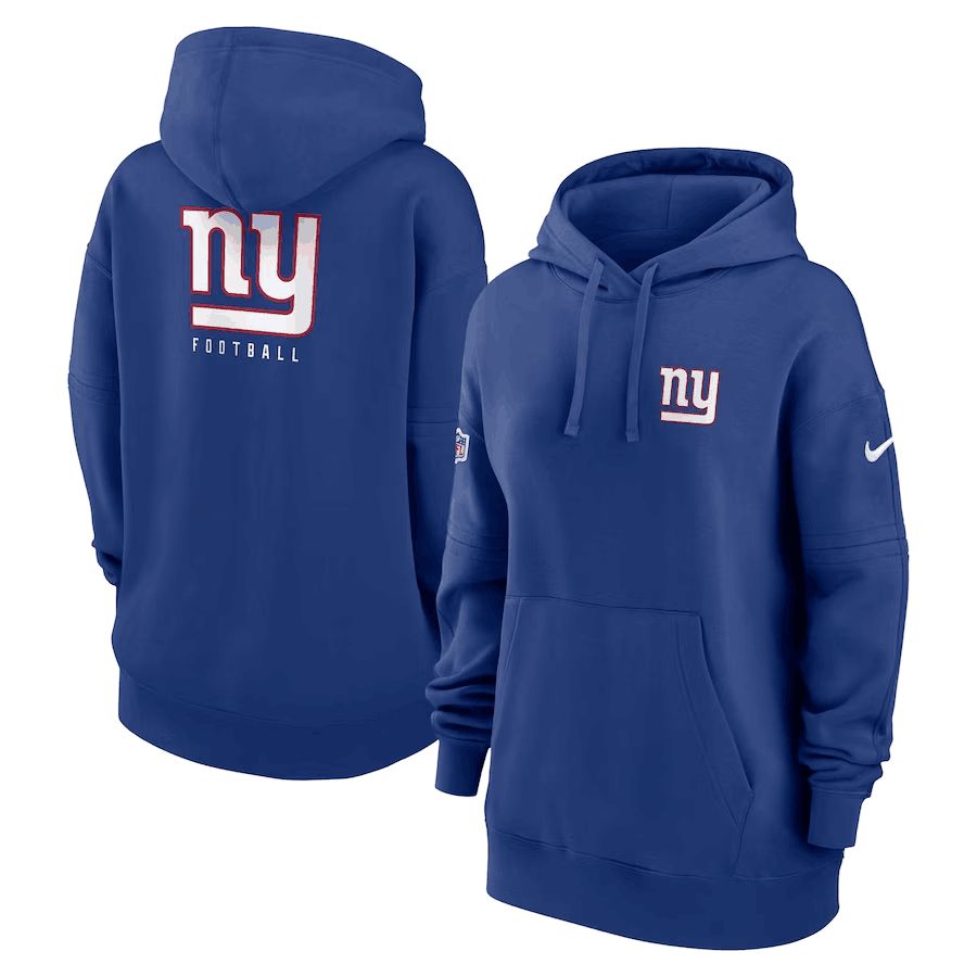 Women 2023 NFL New York Giants blue Sweatshirt style 1->baltimore ravens->NFL Jersey